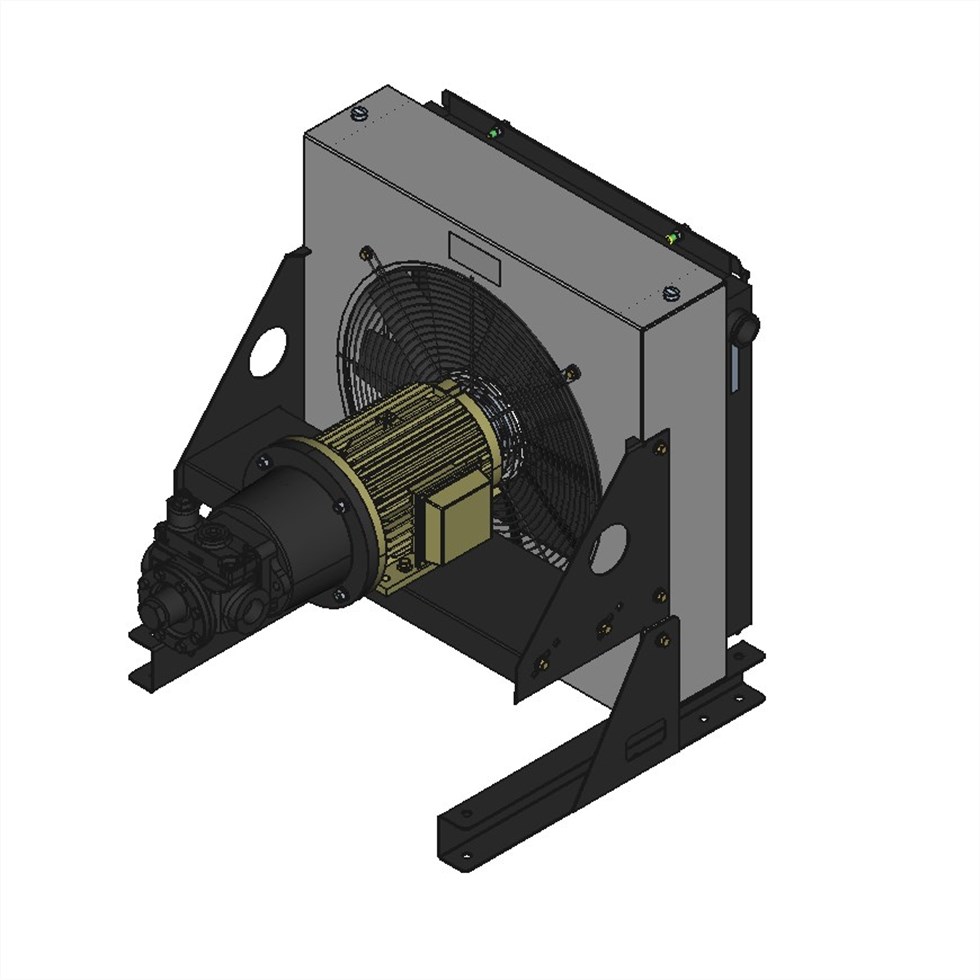 AC Electric Drive with Axial Pump